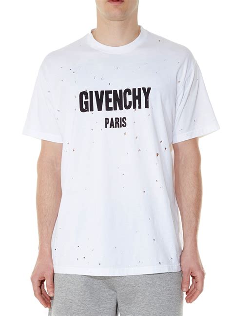 givenchy paris shirt price|Givenchy t shirt with holes.